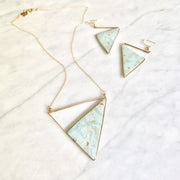 Triangle Drop Earrings | One of a Kind