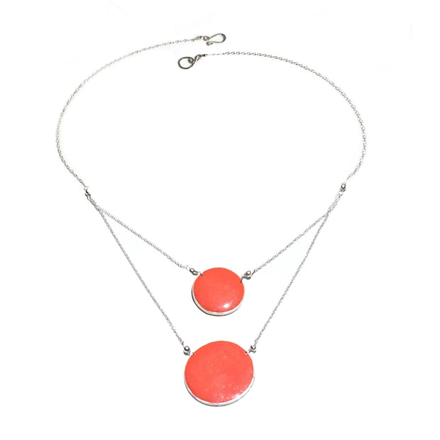 Aegean 2 Circle Necklace | Carla De La Cruz Jewelry