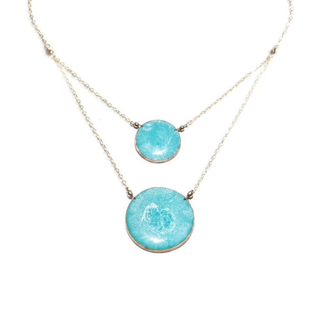 Aegean Two Circle Necklace