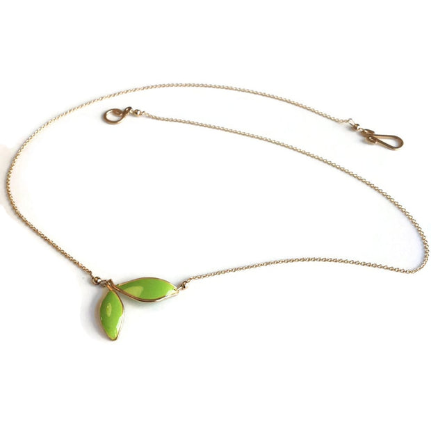 Anthos Petite Leaf Necklace