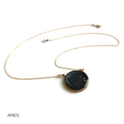 Aries Constellation Necklace Night Sky