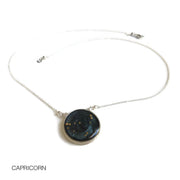 Capricorn Constellation Necklace Night Sky
