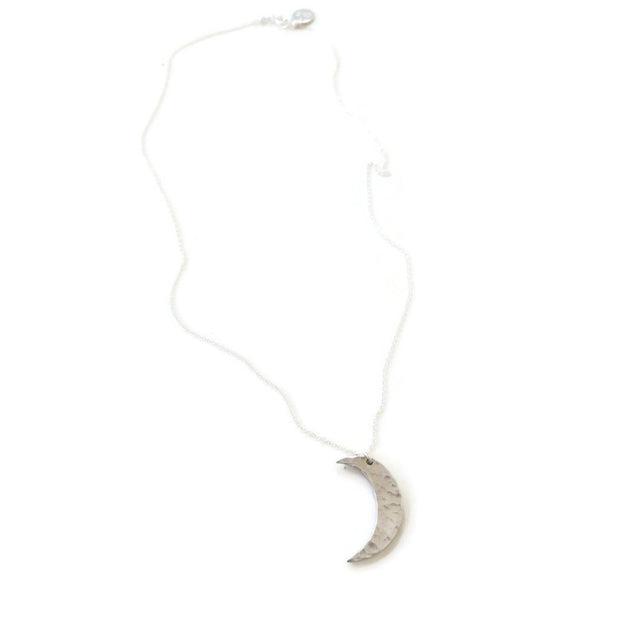 Aztec Crescent Moon Necklace Large