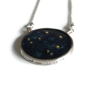 Libra Constellation Necklace Night Sky