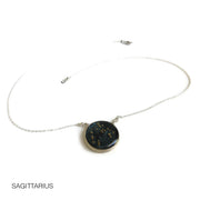 Sagittarius Constellation Necklace Night Sky