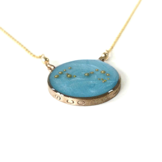Gold Scorpio Constellation Necklace | Sterling Silver Scorpio Necklace | Scorpio Jewelry