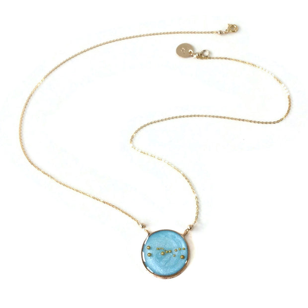 Taurus Constellation Necklace | Silver Taurus Necklace | Taurus Gifts